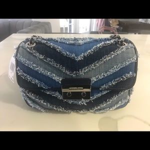 Authentic Michael Kors Denim Chain Purse